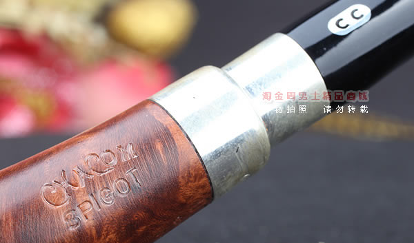 法国CHACOM CC Spigot进口石楠木烟斗 6件套装军插斗 棕色光面100-8