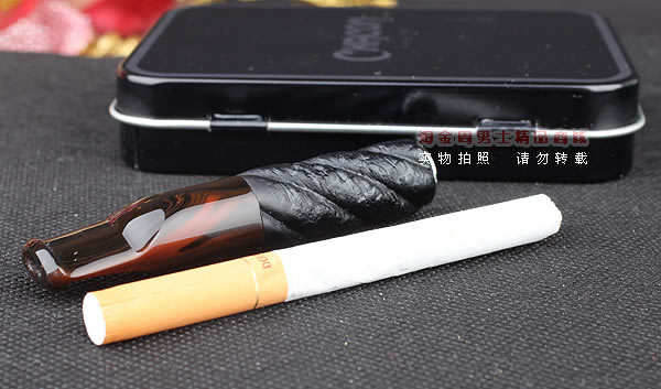 进口烟具 法国CC CHACOM石楠木烟嘴 送9MM晶石滤芯10支 065粗面-3