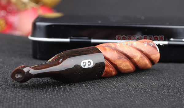 进口烟具 法国CC CHACOM石楠木烟嘴 送9MM晶石滤芯10支 065棕色-1