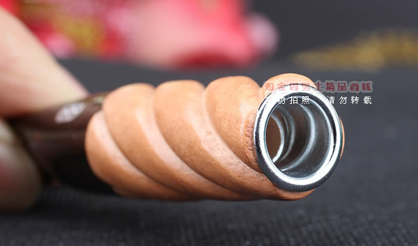 进口烟具 法国CC CHACOM石楠木烟嘴 送9MM晶石滤芯10支 065原木-3