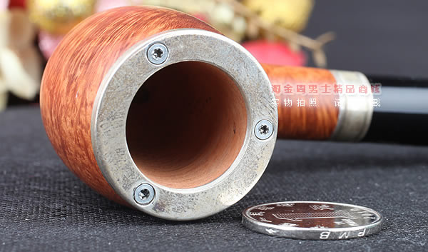 法国CHACOM石楠木烟斗|6件套装巴卡拉光面双银圈186-6