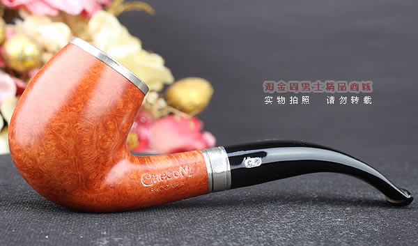 法国CHACOM CC Baccara进口石楠木烟斗 6件套装 巴卡拉原木光面43-4