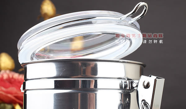 皇冠烟具 烟草茶叶不锈钢密封保湿罐 400克装FX160-2