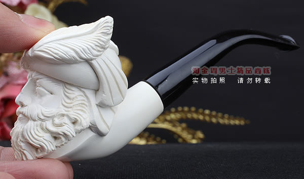 特价处理 土耳其猎鹰SAHIN 海泡石烟斗 原石手工雕刻5件套装SP11-8