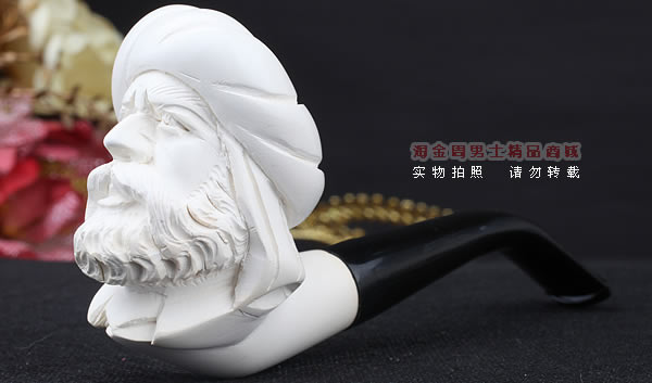 原装进口 土耳其猎鹰SAHIN 海泡石烟斗 原石手工雕刻5件套装SP13-1