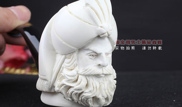 原装进口 土耳其猎鹰SAHIN 海泡石烟斗 原石手工雕刻5件套装SP15-7