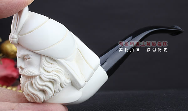 原装进口 土耳其猎鹰SAHIN 海泡石烟斗 原石手工雕刻5件套装SP15-8