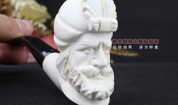 原装进口 土耳其猎鹰SAHIN 海泡石烟斗 原石手工雕刻5件套装SP16-7