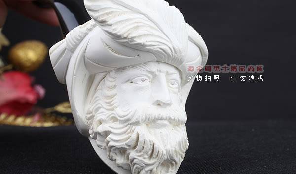 原装进口 土耳其猎鹰SAHIN 海泡石烟斗 原石手工雕刻5件套装SP1818-8