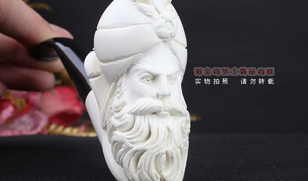 原装进口 土耳其猎鹰SAHIN 海泡石烟斗 原石手工雕刻5件套装SP19-7