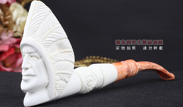 原装进口 土耳其猎鹰SAHIN 海泡石烟斗 原石手工雕刻5件套装SP22-1