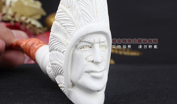 原装进口 土耳其猎鹰SAHIN 海泡石烟斗 原石手工雕刻5件套装SP22-7