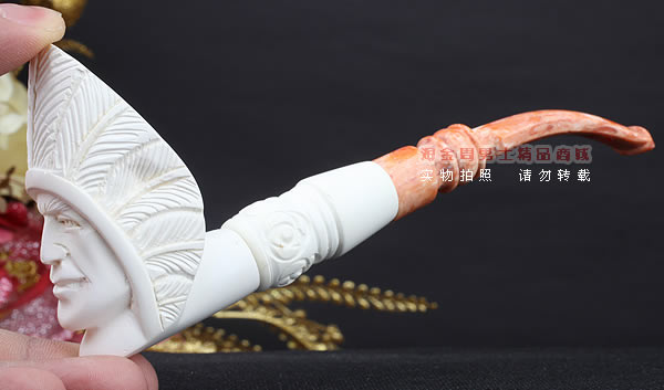 原装进口 土耳其猎鹰SAHIN 海泡石烟斗 原石手工雕刻5件套装SP22-8