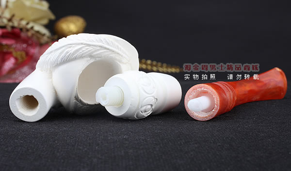 原装进口 土耳其猎鹰SAHIN 海泡石烟斗 原石手工雕刻5件套装SP23-7