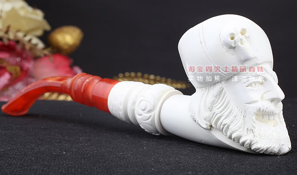 原装进口 土耳其猎鹰SAHIN 海泡石烟斗 原石手工雕刻5件套装SP24-2