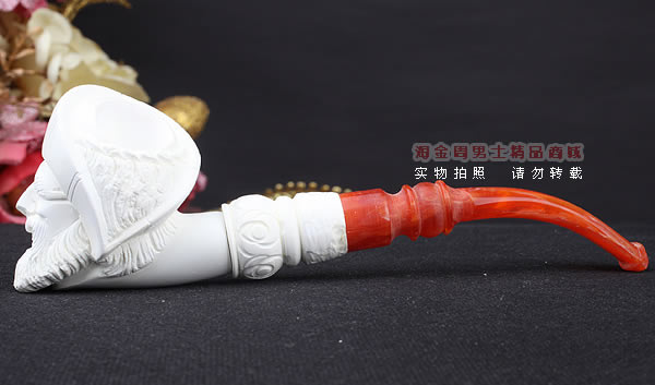 原装进口 土耳其猎鹰SAHIN 海泡石烟斗 原石手工雕刻5件套装SP24-4