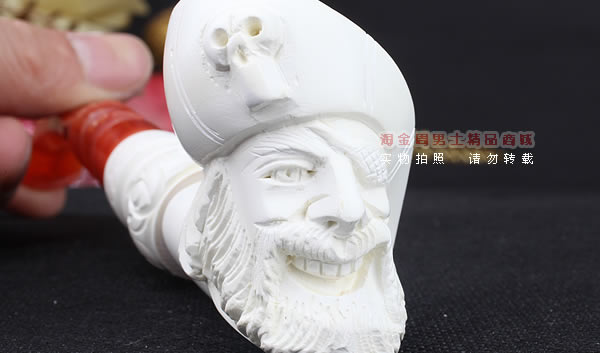 原装进口 土耳其猎鹰SAHIN 海泡石烟斗 原石手工雕刻5件套装SP24-7