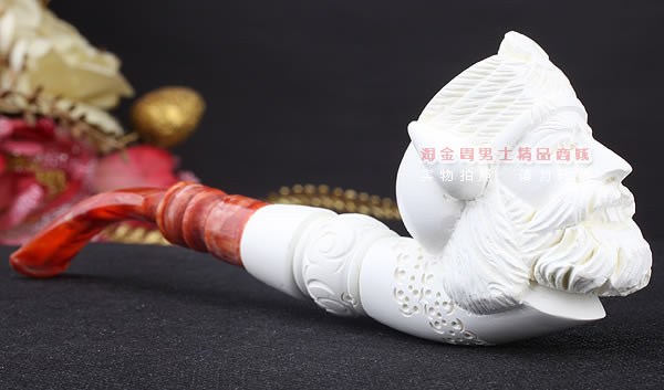 原装进口 土耳其猎鹰SAHIN 海泡石烟斗 原石手工雕刻5件套装SP25-2