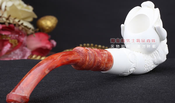 原装进口 土耳其猎鹰SAHIN 海泡石烟斗 原石手工雕刻5件套装SP25-3