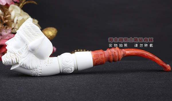 原装进口 土耳其猎鹰SAHIN 海泡石烟斗 原石手工雕刻5件套装SP25-4