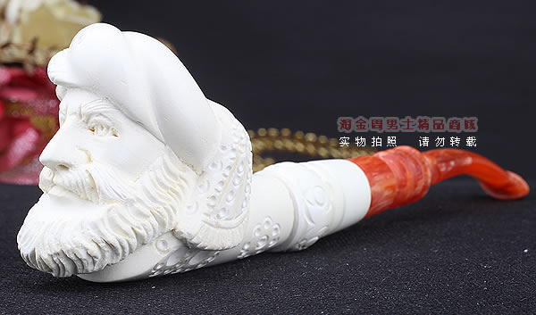 原装进口 土耳其猎鹰SAHIN 海泡石烟斗 原石手工雕刻5件套装SP27-1