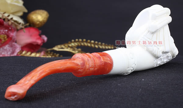 原装进口 土耳其猎鹰SAHIN 海泡石烟斗 原石手工雕刻5件套装SP27-3