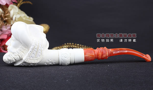 原装进口 土耳其猎鹰SAHIN 海泡石烟斗 原石手工雕刻5件套装SP27-4