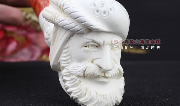 原装进口 土耳其猎鹰SAHIN 海泡石烟斗 原石手工雕刻5件套装SP27-7