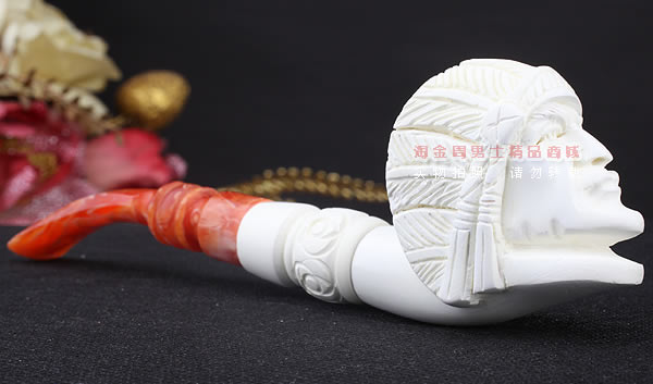 原装进口 土耳其猎鹰SAHIN 海泡石烟斗 原石手工雕刻5件套装SP28-2