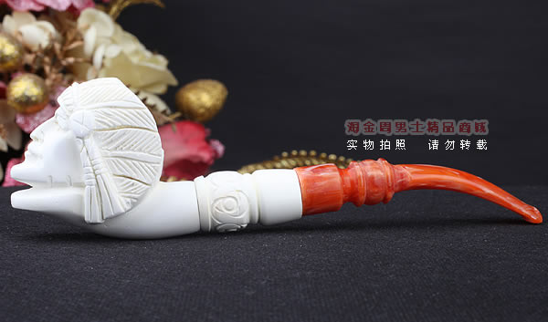 原装进口 土耳其猎鹰SAHIN 海泡石烟斗 原石手工雕刻5件套装SP28-4