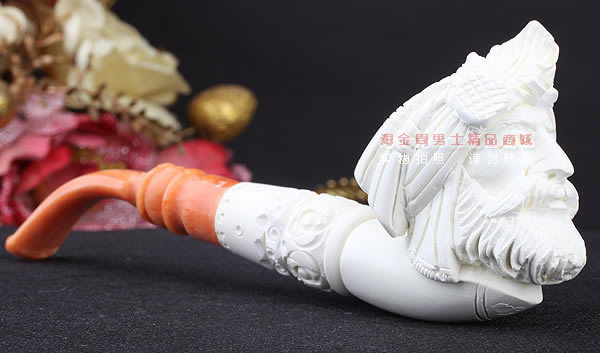 原装进口 土耳其猎鹰SAHIN 海泡石烟斗 原石手工雕刻5件套装SP29-2