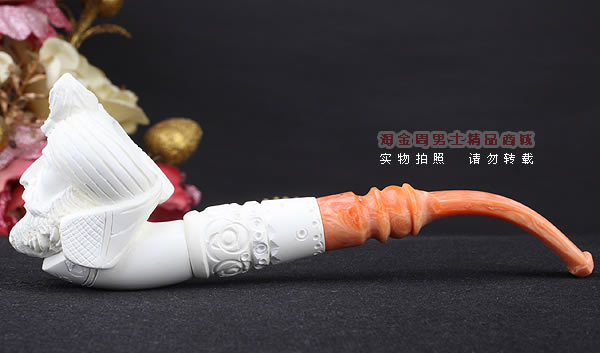 原装进口 土耳其猎鹰SAHIN 海泡石烟斗 原石手工雕刻5件套装SP29-4