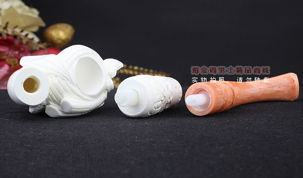 原装进口 土耳其猎鹰SAHIN 海泡石烟斗 原石手工雕刻5件套装SP29-6