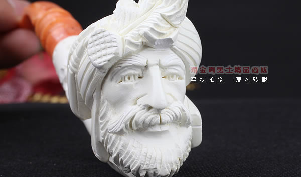 原装进口 土耳其猎鹰SAHIN 海泡石烟斗 原石手工雕刻5件套装SP29-7