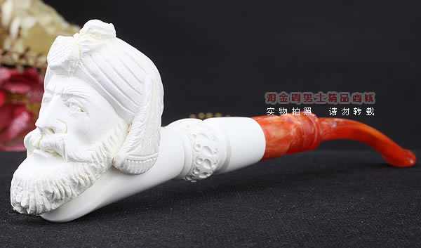 原装进口 土耳其猎鹰SAHIN 海泡石烟斗 原石手工雕刻5件套装SP30-1