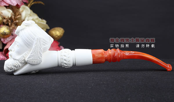 原装进口 土耳其猎鹰SAHIN 海泡石烟斗 原石手工雕刻5件套装SP30-3