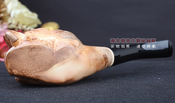 原装进口 土耳其猎鹰SAHIN 海泡石烟斗 原石手工雕刻5件套装SP31-5