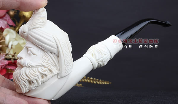 原装进口 土耳其猎鹰SAHIN 海泡石烟斗 原石手工雕刻5件套装SP32-9