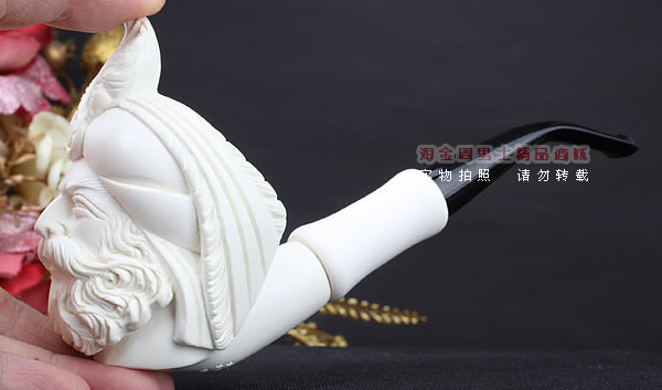 原装进口 土耳其猎鹰SAHIN 海泡石烟斗 原石手工雕刻5件套装SP34-9