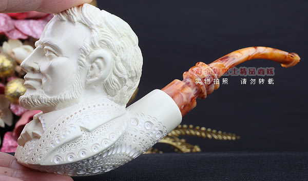 原装进口 土耳其猎鹰SAHIN 海泡石烟斗 5件套装SP35 林肯-10