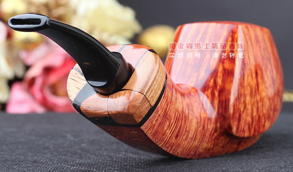 原装进口 丹麦大师WINSLOW石楠木手工烟斗 6件套装 A级别直纹A12-3