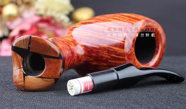 原装进口 丹麦大师WINSLOW石楠木手工烟斗 6件套装 A级别直纹A12-8
