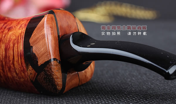 原装进口 丹麦大师WINSLOW石楠木手工烟斗 6件套装 A级别直纹A12-9
