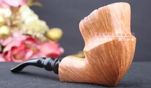 原装进口 丹麦大师Erik Nording 石楠木手工烟斗 光亮01-2