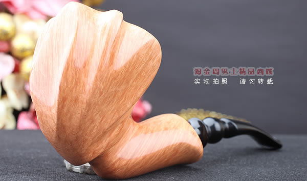 原装进口 丹麦大师Erik Nording 石楠木手工烟斗 光亮02-1