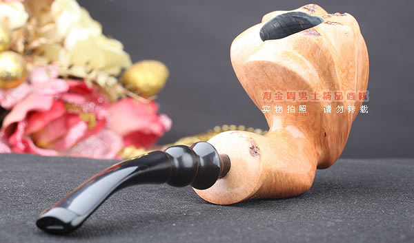 原装进口 丹麦大师Erik Nording 石楠木手工烟斗 光亮02-3