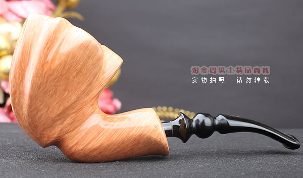 原装进口 丹麦大师Erik Nording 石楠木手工烟斗 光亮02-4