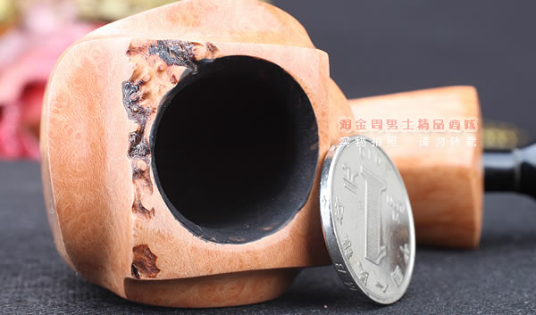 原装进口 丹麦大师Erik Nording 石楠木手工烟斗 光亮03-6