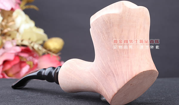 丹麦Erik Nording石楠木手工签名烟斗 STANDING 原木桌斗23-2