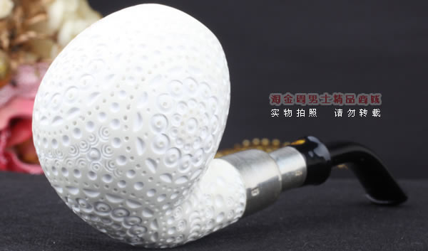 原装进口 土耳其海泡石ALTINAY烟斗 5件套装 925纯银 军插ALT233-1